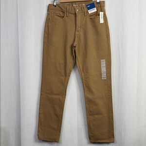 Old Navy Slim Fit Men's Built-In Flex Dark Khaki/Tan Jeans Size 32 x 30 Denim